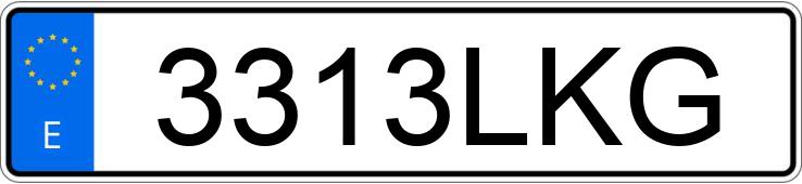 Numer rejestracyjny 3313LKG posiada MERCEDES VITO 109 CDI C FURGON BASIC