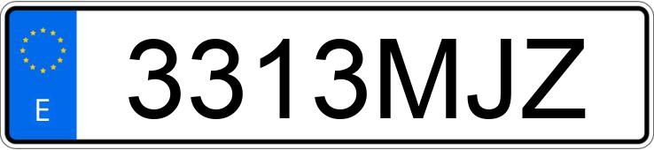 Numer rejestracyjny 3313MJZ posiada AUDI Q2