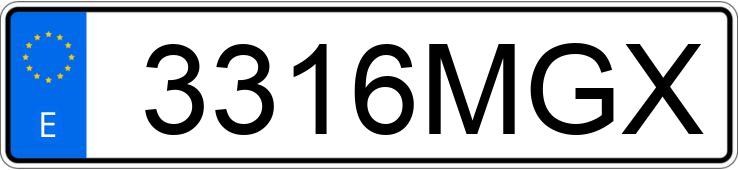 Numer rejestracyjny 3316MGX posiada FORD FIESTA Numer rejestracyjny 3316MGX posiada FORD FIESTA