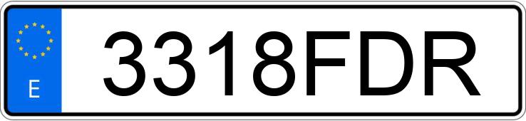 Numer rejestracyjny 3318FDR posiada HYUNDAI GETZ