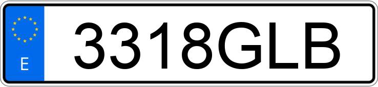 Numer rejestracyjny 3318GLB posiada MERCEDES B (245)