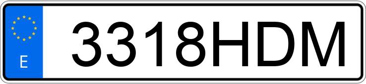 Numer rejestracyjny 3318HDM posiada SEAT IBIZA Numer rejestracyjny 3318HDM posiada SEAT IBIZA