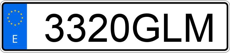 Numer rejestracyjny 3320GLM posiada AUDI A4