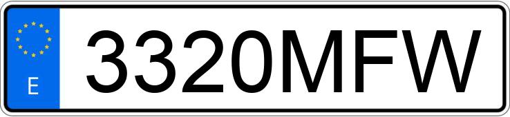 Numer rejestracyjny 3320MFW posiada CITROEN BERLINGO Numer rejestracyjny 3320MFW posiada CITROEN BERLINGO