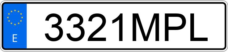 Numer rejestracyjny 3321MPL posiada SEAT LEON