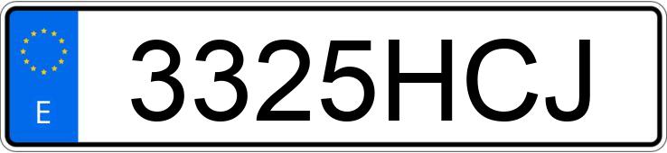 Numer rejestracyjny 3325HCJ posiada RENAULT TRAFIC Numer rejestracyjny 3325HCJ posiada RENAULT TRAFIC