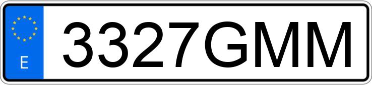 Numer rejestracyjny 3327GMM posiada FORD FIESTA