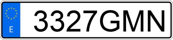 Numer rejestracyjny 3327GMN posiada VOLKSWAGEN NEW BEETLE