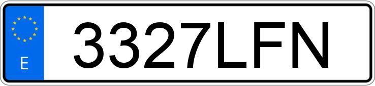 Le numéro d’enregistrement 3327LFN a CITROEN C3 AIRCROSS