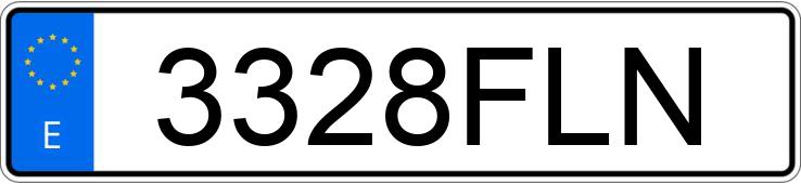 Numer rejestracyjny 3328FLN posiada VOLKSWAGEN TOURAN