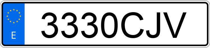 Numer rejestracyjny 3330CJV posiada CITROEN XSARA Numer rejestracyjny 3330CJV posiada CITROEN XSARA