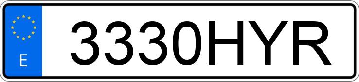 Numer rejestracyjny 3330HYR posiada MERCEDES CITAN Numer rejestracyjny 3330HYR posiada MERCEDES CITAN