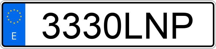 Numer rejestracyjny 3330LNP posiada MERCEDES B (247)