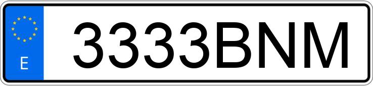 Numer rejestracyjny 3333BNM posiada OPEL CORSA