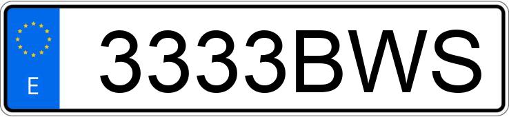 Numer rejestracyjny 3333BWS posiada ROVER MG TF