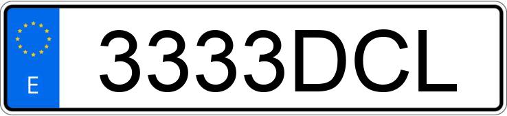 Numer rejestracyjny 3333DCL posiada ALFA ROMEO 147