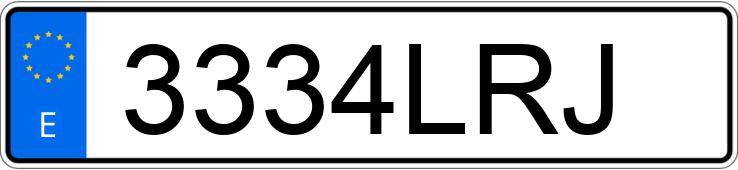 Numer rejestracyjny 3334LRJ posiada FIAT 500 Numer rejestracyjny 3334LRJ posiada FIAT 500