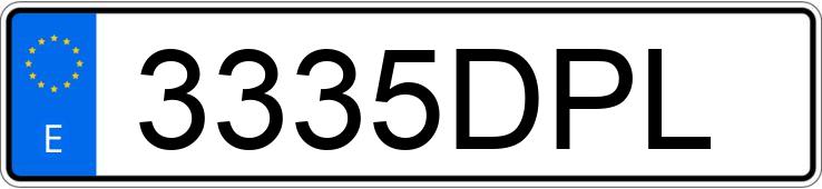 Numer rejestracyjny 3335DPL posiada MAZDA MAZDA3 Numer rejestracyjny 3335DPL posiada MAZDA MAZDA3