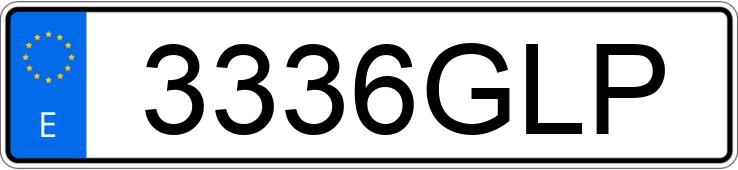 Numer rejestracyjny 3336GLP posiada MERCEDES C (203)
