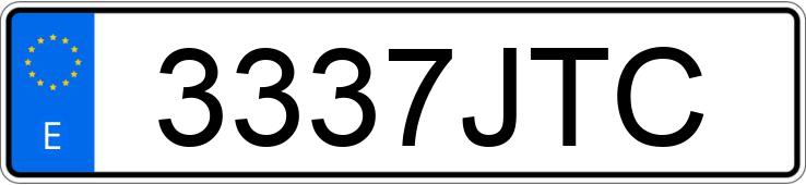 Numer rejestracyjny 3337JTC posiada MERCEDES GLA (156)