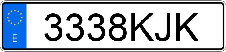 Numer rejestracyjny 3338KJK posiada NISSAN MICRA Numer rejestracyjny 3338KJK posiada NISSAN MICRA