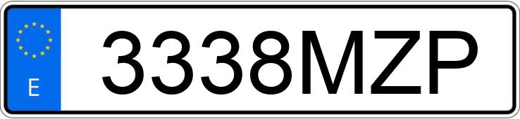 Numer rejestracyjny 3338MZP posiada NISSAN QASHQAI