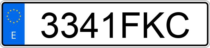 Numer rejestracyjny 3341FKC posiada CITROEN C4