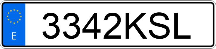 Numer rejestracyjny 3342KSL posiada RENAULT GRAND SCENIC Numer rejestracyjny 3342KSL posiada RENAULT GRAND SCENIC