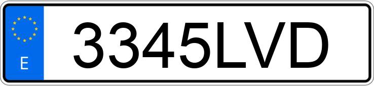 Numer rejestracyjny 3345LVD posiada PORSCHE TAYCAN Numer rejestracyjny 3345LVD posiada PORSCHE TAYCAN