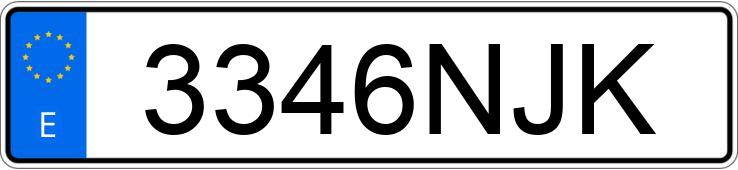 Numer rejestracyjny 3346NJK posiada SKODA ELROQ Numer rejestracyjny 3346NJK posiada SKODA ELROQ