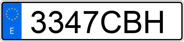 Numer rejestracyjny 3347CBH posiada MERCEDES S (220-221)