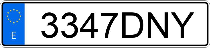 Numer rejestracyjny 3347DNY posiada BMW SERIE 3 Numer rejestracyjny 3347DNY posiada BMW SERIE 3