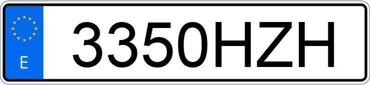 Numer rejestracyjny 3350HZH posiada BMW X3 Numer rejestracyjny 3350HZH posiada BMW X3