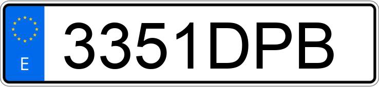 Numer rejestracyjny 3351DPB posiada AUDI A6