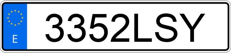 Numer rejestracyjny 3352LSY posiada SEAT ATECA Numer rejestracyjny 3352LSY posiada SEAT ATECA