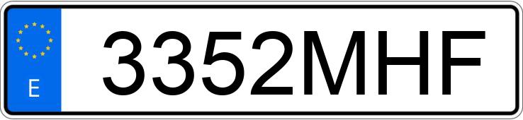 Numer rejestracyjny 3352MHF posiada FORD FOCUS Numer rejestracyjny 3352MHF posiada FORD FOCUS