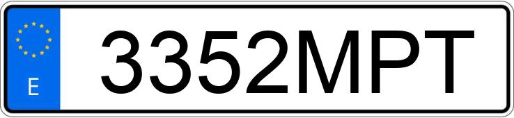 Numer rejestracyjny 3352MPT posiada MAZDA CX-5