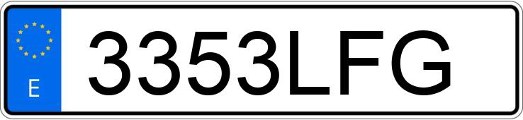 Numer rejestracyjny 3353LFG posiada HYUNDAI KONA HEV 1.6 GDI DT TECNO RED