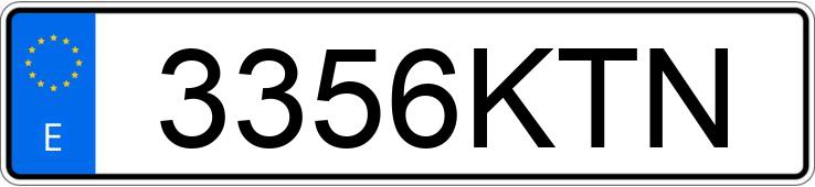 Numer rejestracyjny 3356KTN posiada PEUGEOT 2008