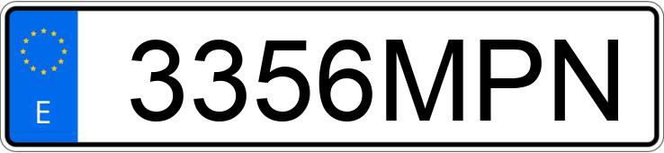 Numer rejestracyjny 3356MPN posiada HYUNDAI I20