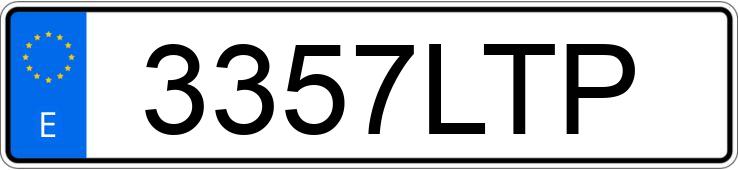 Numer rejestracyjny 3357LTP posiada MERCEDES CLA (117)