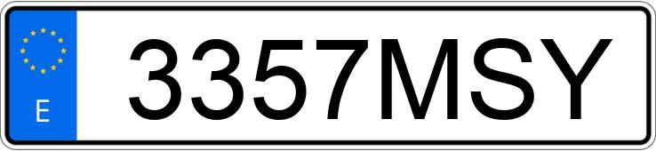 Numer rejestracyjny 3357MSY posiada DACIA JOGGER Numer rejestracyjny 3357MSY posiada DACIA JOGGER