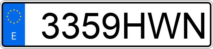 Numer rejestracyjny 3359HWN posiada SEAT LEON Numer rejestracyjny 3359HWN posiada SEAT LEON