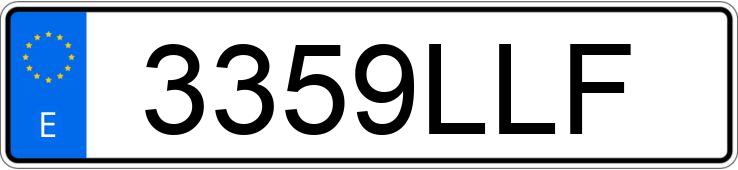 Numer rejestracyjny 3359LLF posiada SEAT ARONA