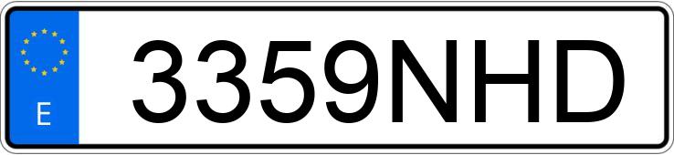 Numer rejestracyjny 3359NHD posiada VOLKSWAGEN GOLF Numer rejestracyjny 3359NHD posiada VOLKSWAGEN GOLF