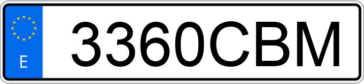 Numer rejestracyjny 3360CBM posiada FIAT PUNTO Numer rejestracyjny 3360CBM posiada FIAT PUNTO