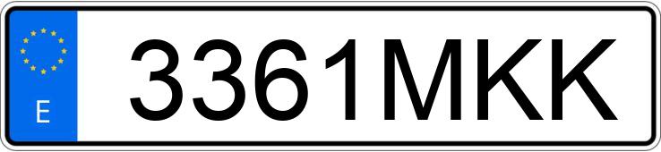 Numer rejestracyjny 3361MKK posiada KAWASAKI VERSYS