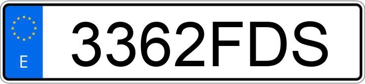 Numer rejestracyjny 3362FDS posiada MITSUBISHI MONTERO Numer rejestracyjny 3362FDS posiada MITSUBISHI MONTERO