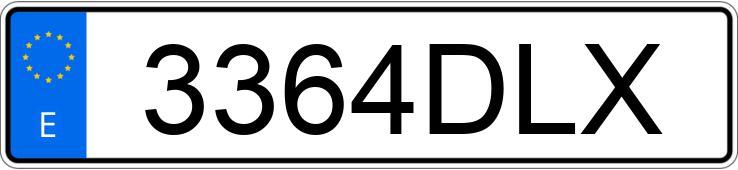 Numer rejestracyjny 3364DLX posiada BMW SERIE 3 Numer rejestracyjny 3364DLX posiada BMW SERIE 3