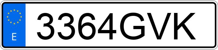 Numer rejestracyjny 3364GVK posiada KIA CEED